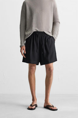 RELAXED FIT FLOWING BERMUDA SHORTS - Zara фото 2