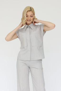 Рубашка с накладными карманами - Looklikecat фото 5