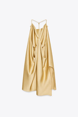 ZW COLLECTION SATIN HALTER TOP - Zara фото 7