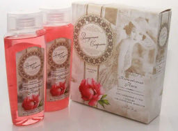 Набор "ЗАГАДОЧНАЯ СКАРЛЕТ" Таинственный Пион (Шампунь 250мл + Крем-Гель д/душа 250мл).10