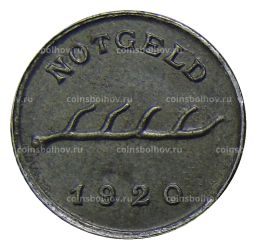 2 пфеннига 1920 года Германия  Нотгельд  Мергентхайм