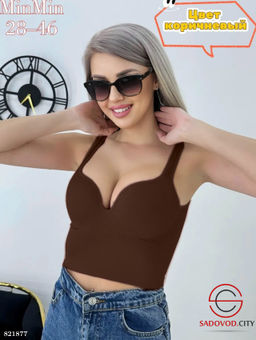 Топ с чашками бесшовный под пиджак - Bruno фото 3