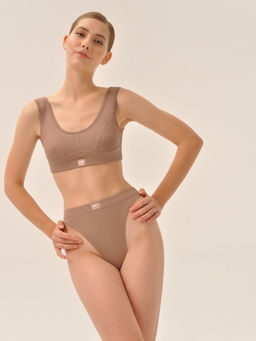 Стринги с высокой посадкой из хлопка - My фото 40