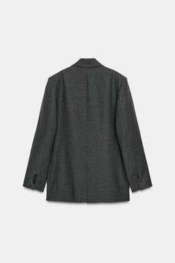 OVERSIZED WOOL BLEND BLAZER ZW COLLECTION LIMITED EDITION - Zara фото 3