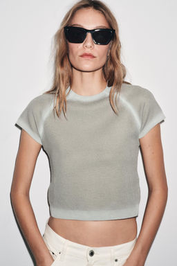 DIP-DYE EFFECT KNIT TOP - Zara фото 2