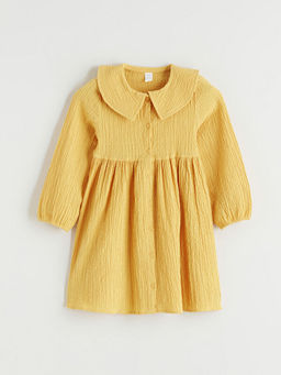 Bebe Yaka F?rf?rl? K?z ?ocuk Elbise