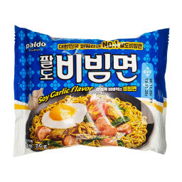 Лапша б/п со вкусом соевого соуса с чесноком Пибим Мён Тыбим Paldo, Вьетнам, 76 г