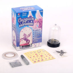 Ночник своими руками «Единорог», с декором, набор для творчества