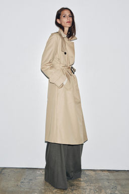 WATER REPELLENT DOUBLE-BREASTED TRENCH COAT ZW COLLECTION - Zara фото 5