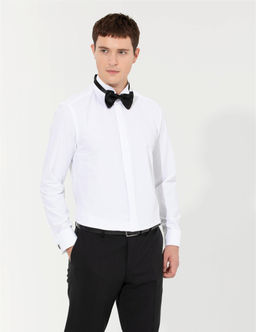 Beyaz Slim Fit Smokin G_mlek - Pierre cardin фото 3