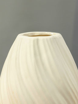 Ваза для цветов «Кеннет», 20.5×11.5×7 см, керамика, белая