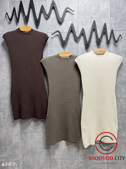 Мини платье из вязаного трикотажа - Bruno фото 3