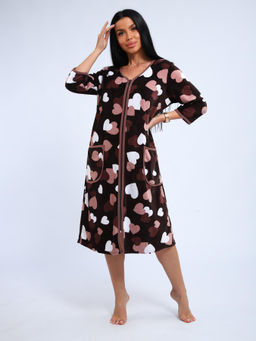 Халат велюровый на молнии (941-6) - Плиона фото 17