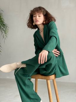 9318 Костюм брючный изумрудный - Martichelli фото 10