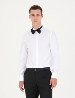 Beyaz Slim Fit Smokin G_mlek