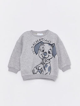 Bisiklet Yaka Uzun Kollu Aslan Kral Bask?l? Erkek Bebek Sweatshirt 2li - Waikiki фото 2