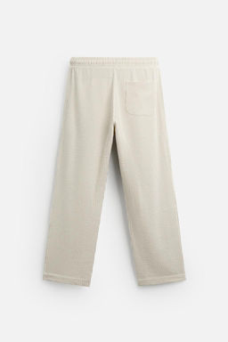 SEERSUCKER TROUSERS WITH PLEATS - Zara фото 8