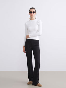 Beli Lastikli ?spanyol Pa?a Kad?n Tayt