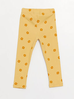 Beli Lastikli Desenli Pamuklu K?z Bebek Tayt - Waikiki фото 3