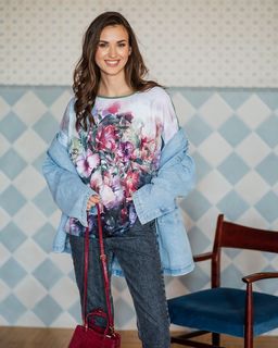 авторский Лонгслив свободного кроя - Sahar art lab фото 4