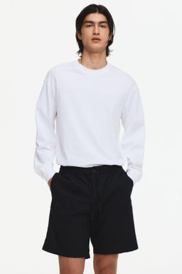 Pantal?n corto en mezcla de lino Regular Fit - H&m фото 7