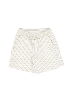 Кремовые тканые шорты для девочек Неожиданная скидка в корзине - U.s. polo assn фото 2