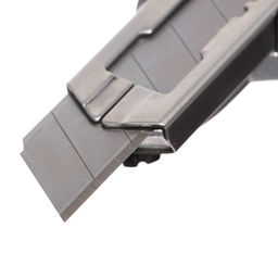 Нож канцелярский 18 мм, металлический, 6 штук лезвий, Zinc-alloy, TOP