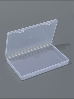 Бокс универс с крышкой 1секц 17,4*10,8*2,6см прозрач пакет накл QF