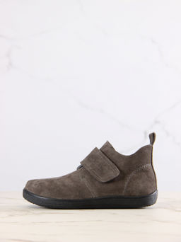 Босоногие ботинки 209.NATAbl.Серый замок замша/байка