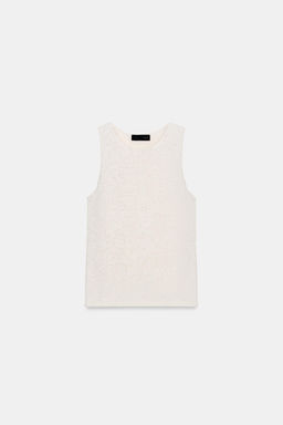 TOP PUNTO GRUESO / Crudo - Zara фото 4