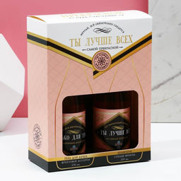 Подарочный набор ЧИСТОЕ СЧАСТЬЕ Ты лучше всех!: гель для душа и шампунь для волос шампанское, 2?250 мл фото 9