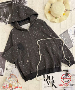 Женская толстовка на молнии с капюшоном - Bruno фото 5