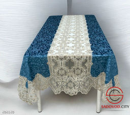 Прямоугольная кружевная скатерть