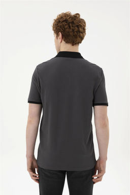 Мужская базовая футболка антрацитового цвета - U.s. polo assn фото 5