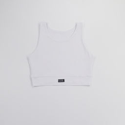 Топ базовый детский, белый - Inzibe фото 5