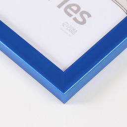 Фоторамка пластик "Формат" 21х30 см, синий металлик (пластик)