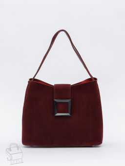 Сумка женская кожаная 2400YF angola red Polina&Eiterou в Новосибирске