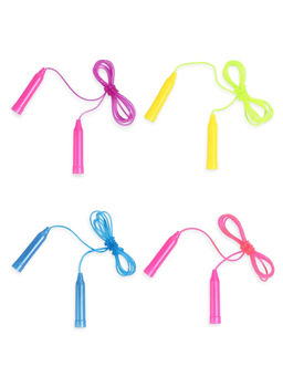 Цена за 10 шт. Скакалка детская, 2.1 м, регулируемая, цвет МИКС