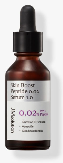 НОВИНКА! JMSOLUTION Сыворотка с пептидами антивозратная Skin Boost Peptide 0.02 Serum 1.0 (30 мл)  фото 2