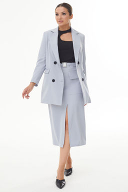 Юбка AURA 5036-164 светло-серый  фото 6