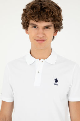 Мужская белая базовая футболка Неожиданная скидка в корзине - U.s. polo assn фото 9