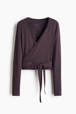 Top de deporte cruzado en modal - H&m фото 7