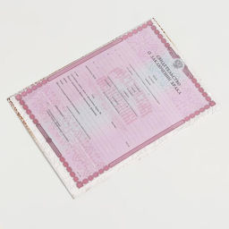 Папка для свидетельства о заключении брака Мрамор с блестками, А5 - Долго и счастливо фото 6