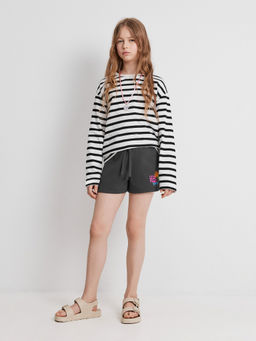 ACOOLA / Шорты детские для девочек Mirt пепельно-серый  фото 2