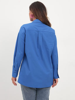 Блузка женская дл. рук. KATHARINA KROSS KK-B-007T-голубой  фото 7