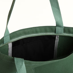Сумка-шопер на молнии, из текстиля, цвет зелёный - Simaland фото 3