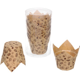 Цена за 3 шт. Форма для выпечки в наборе 20шт "Сupcake" 5*8см кексы