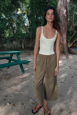 PANTAL?N PIJAMERO BALLOON / Khaki