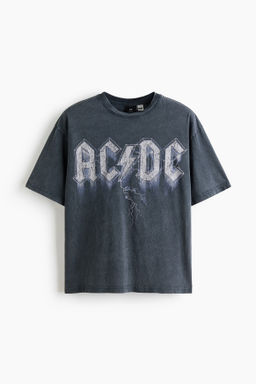 Camiseta estampada de algod?n Relaxed Fit