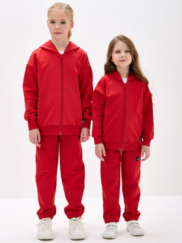 Красная толстовка для девочки - Kogankids фото 42